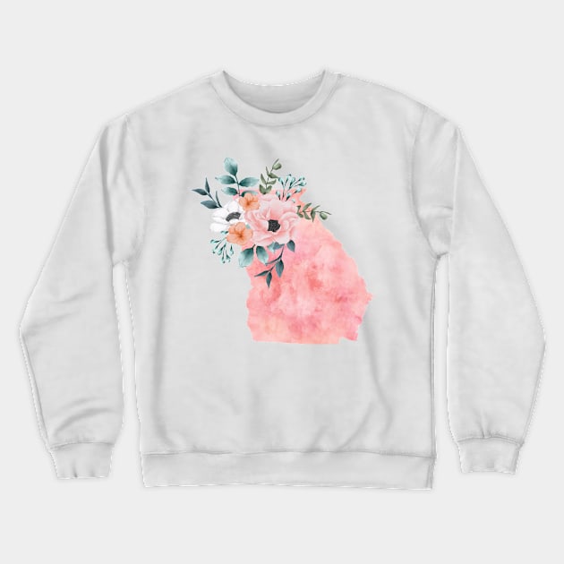 Georgia Floral Crewneck Sweatshirt by bloomnc